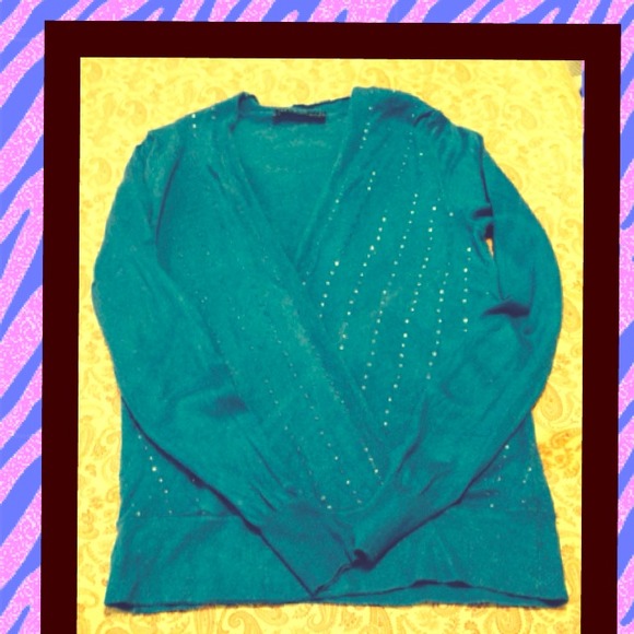 Limited Blue wrap shirt...