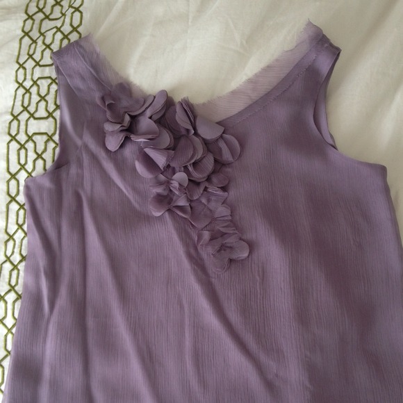 Silk chiffon sleeveless top