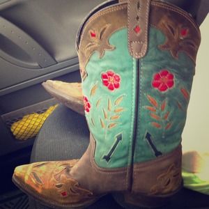 Laredo Cowboy Miss Kate Kickers Leather Boot 8.5