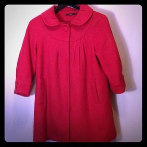 Hazel vintage 3/4 sleeve coat, size M