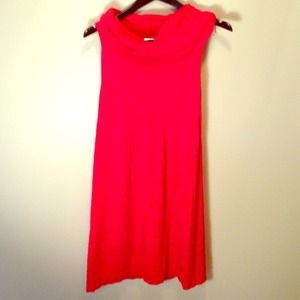 H&M burnt coral sweater dress, size M