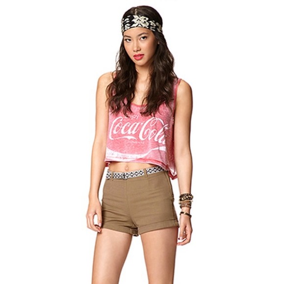 Olive Green Flat Front Shorts!