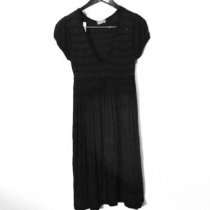 BCBGirls black sweater dress, size S