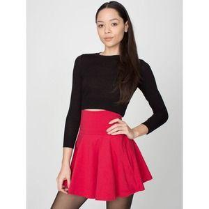 Cotton Spandex Jersey
High-Waist Skirt