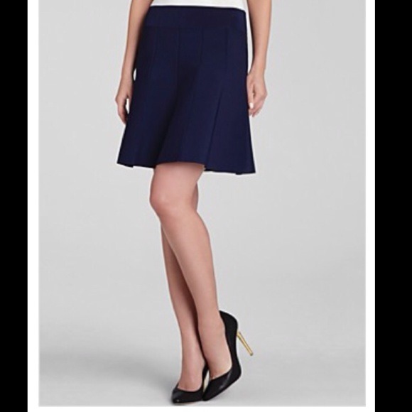 BCBG Max Azira pleated A-line skirt, size 6