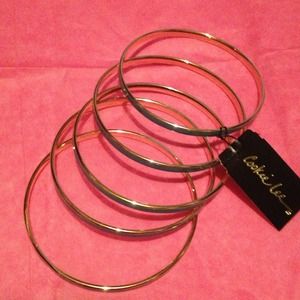5 piece bangle set by Cookie Lee