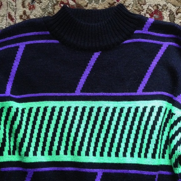 Awesome vintage oversized sweater - Picture 2 of 4