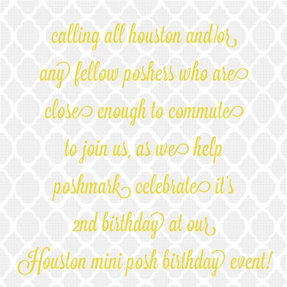 Houston LIVE Poshmark Birthday Meet Up - Picture 2 of 4