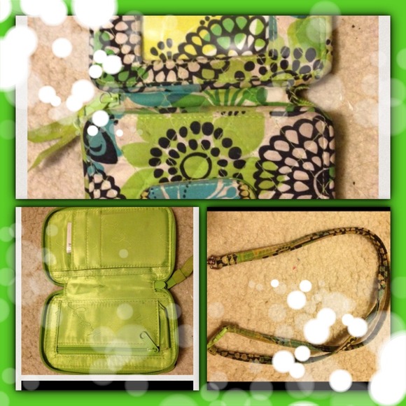 Vera Bradley lanyard and wallet