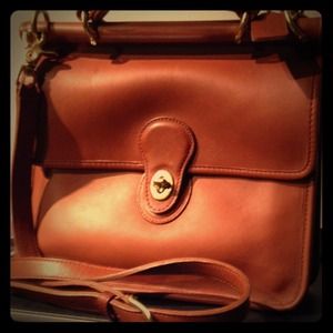 Vintage authentic Coach cross-body purse.