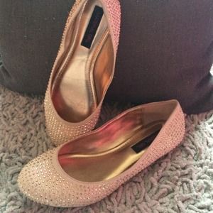 Material girl sparkly flats