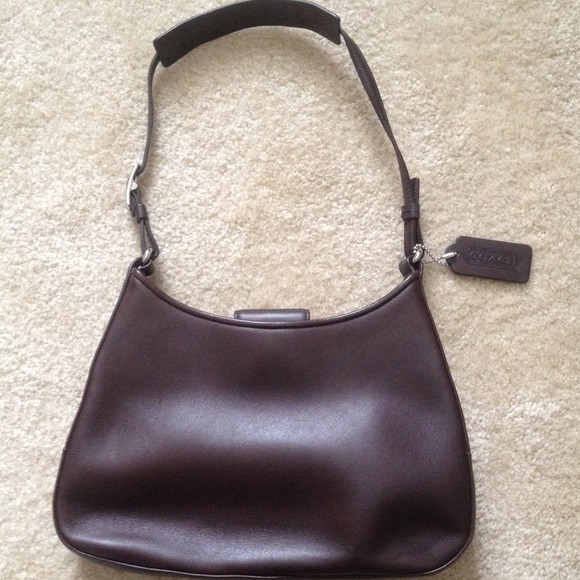 Leather Coach Handbag
