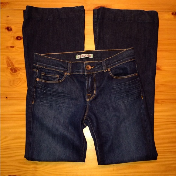 J Brand Denim - REDUCED! J Brand Dark Denim bell bottom Jeans