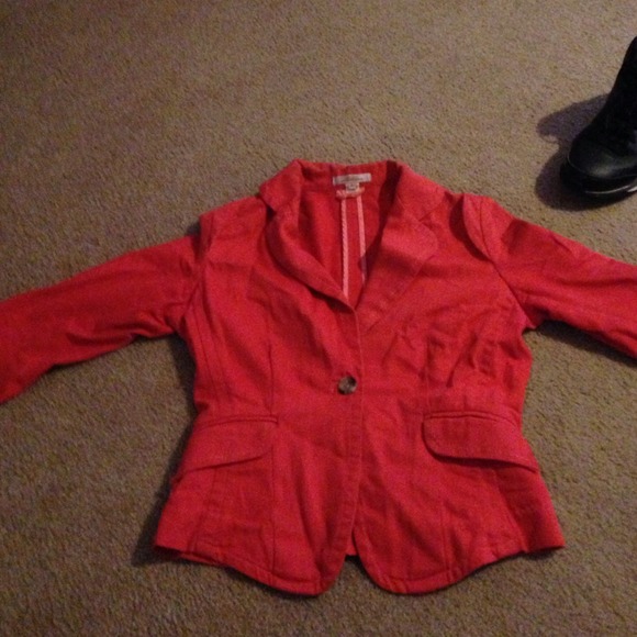 ** Price reduced...Coral blazer