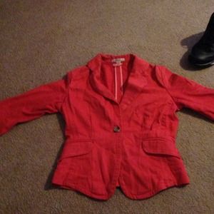 ** Price reduced...Coral blazer