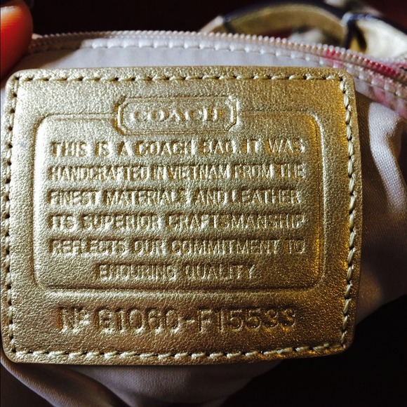 Gold Coach bag - Picture 4 of 4