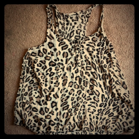 Leopard print tank