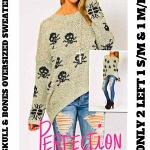 ⚡Flash Sale⚡2 Left 💕💀OVERSIZED HI-LO SWEATER💕💀