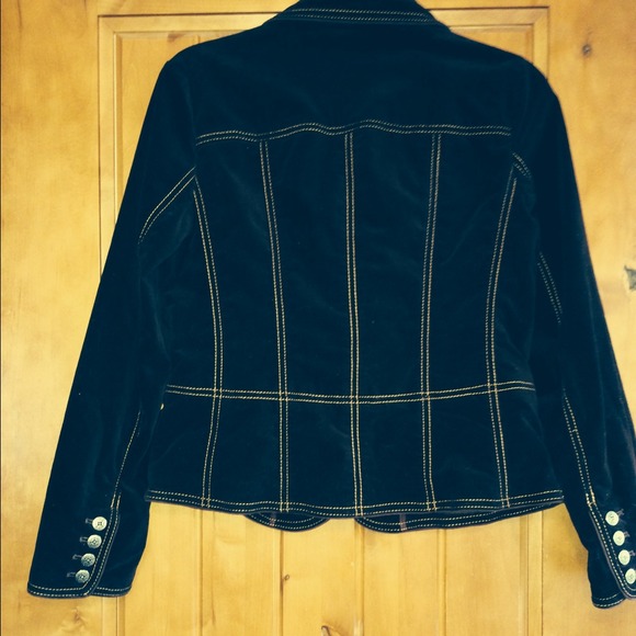 ****SOLD****Velvet Jacket - Picture 2 of 4