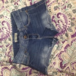 Paris Blues mini jean shorts medium wash