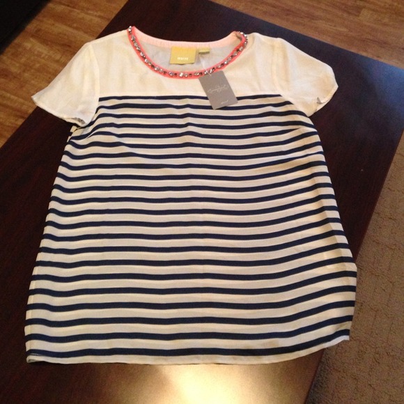 Stripped Anthropologie Top