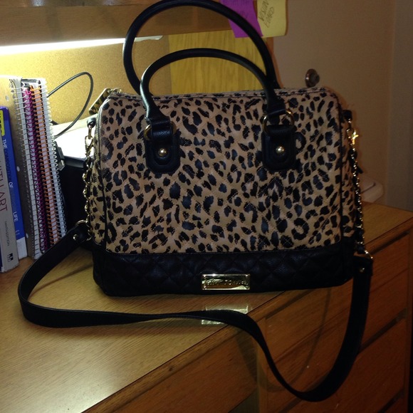 Cheetah print Betsey Johnson purse