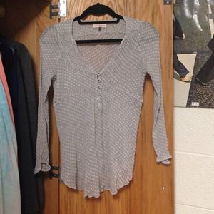 Rebecca Taylor- Sheer polka dot blouse
