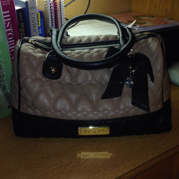 Taupe Betsey Johnson purse