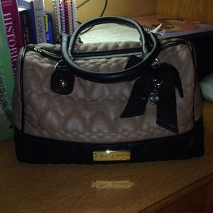 Taupe Betsey Johnson purse