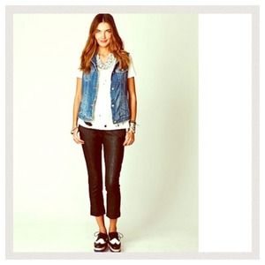 RESERVED💕Maison Scotch shimmer black pants