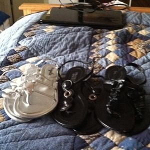 Two pair of sandals/ hold ladyrose15 12/2/13