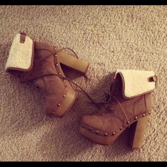 Boots - High Heel Winter Boots