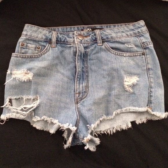 BDG high waisted jean shorts URBAN OUTFITTERS