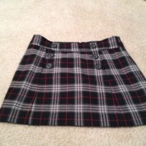 Gap plaid mini skirt