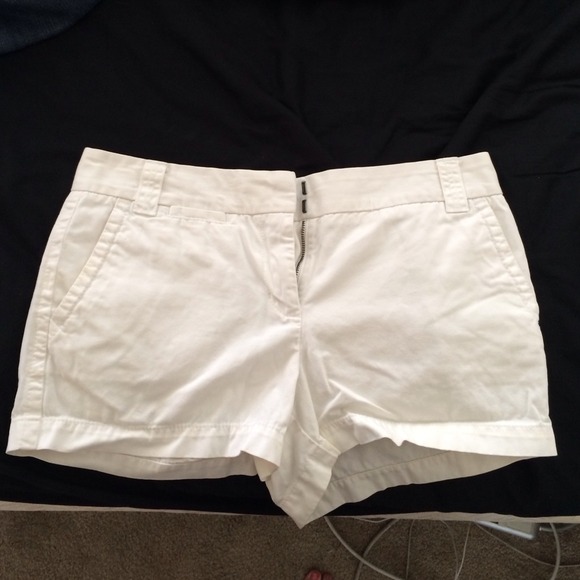 White J Crew shorts