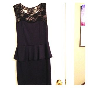 Navy Blue Cocktail Dress💄