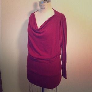 Cranberry sweater dress