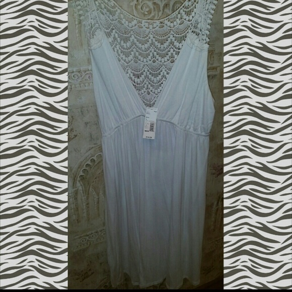 Crochet back dress