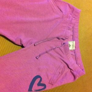 Pink Victoria Secret Boyfriend Sweats