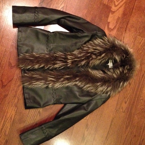Paolo Santini Fur Leather Jacket - Picture 4 of 4