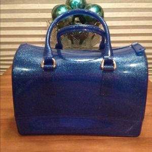 Beautiful blue dr bag (furla looking)