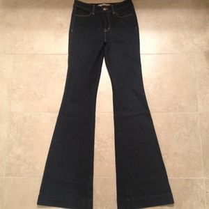 J brand high waisted super flare jeans