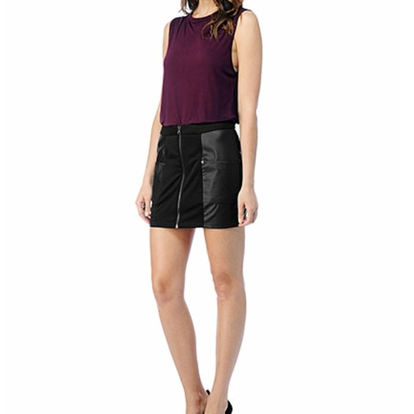 Jack by BB Dakota Dresses & Skirts - Vegan Leather Skirt