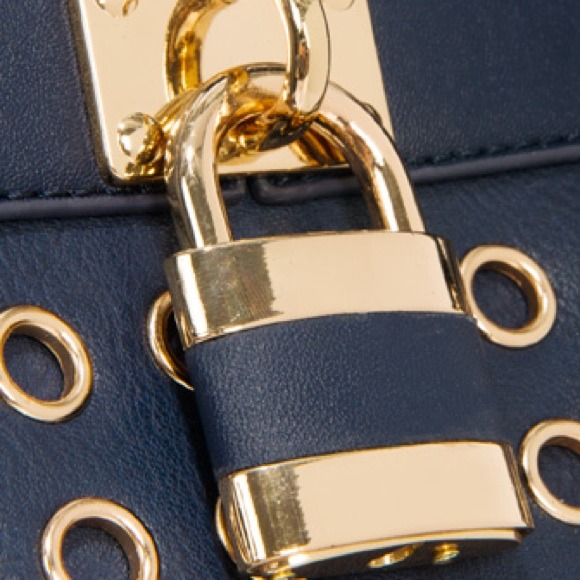 Structured Navy Handbag - Picture 3 of 3