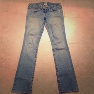 True religion straight legged denim