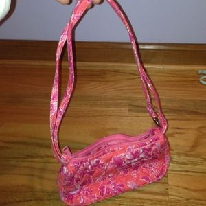 Pink paisley Long strap Vera Bradley purse.