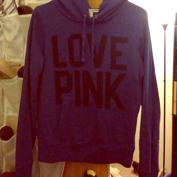 Navy blue vs pink hoodie!