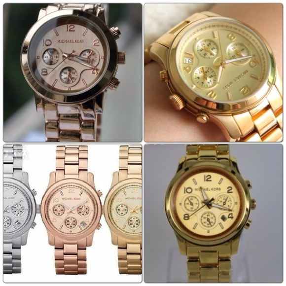 Mk rosegold watch