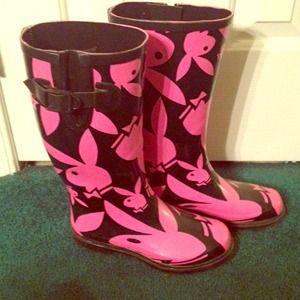 Playboy rain boots