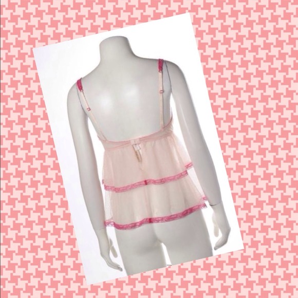 VS babydoll sheer & lacy top - Picture 2 of 2
